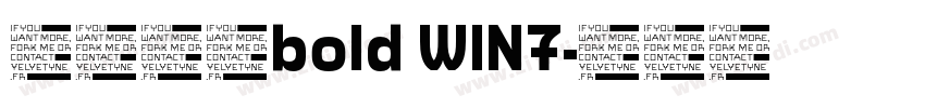 微软雅黑bold WIN7字体转换